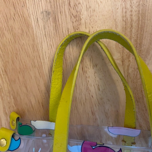 Dooney & Burke DB Sport Shopper Duck Print Transparent Tote Bag - Picture 9 of 11